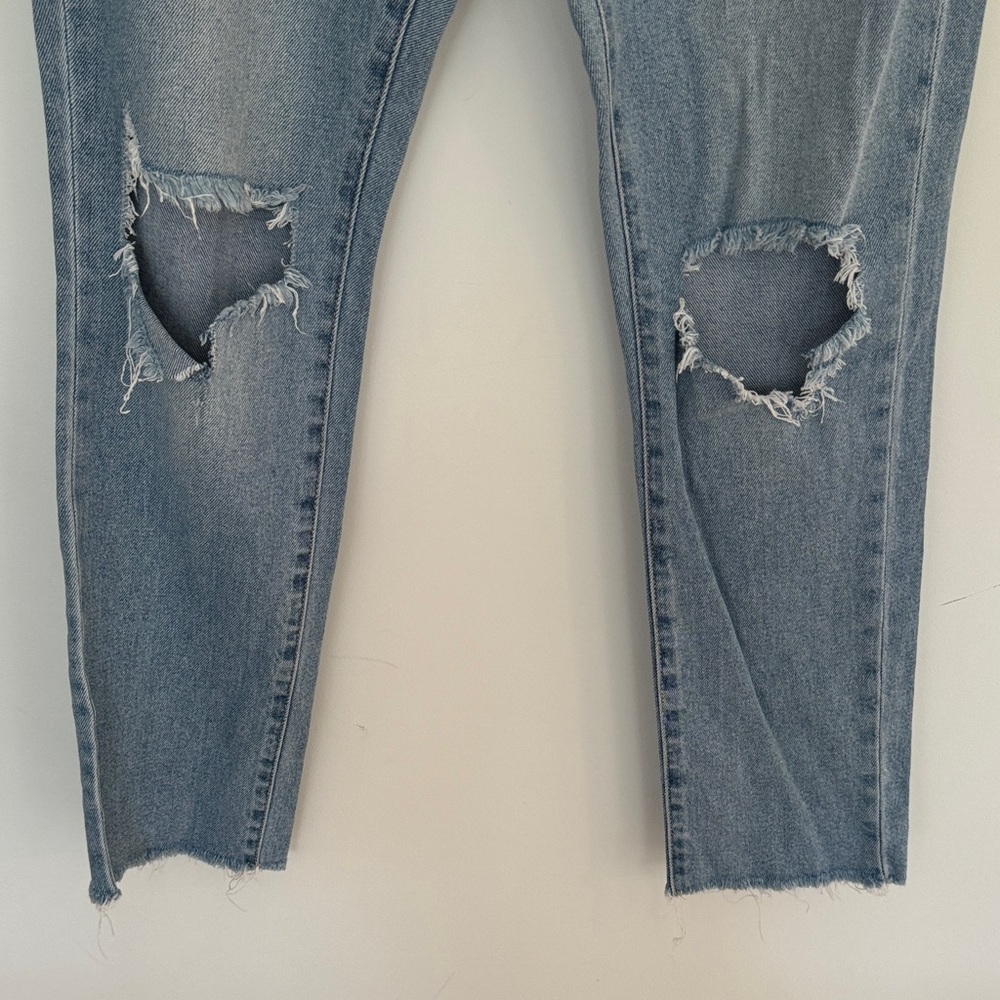 Articles Of Society Light Blue Distressed Skinny Ankle Jean - Picture 4 of 12